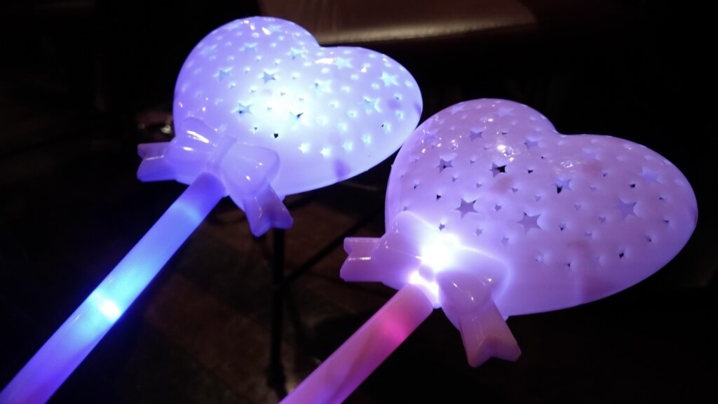 ハートのペンライト