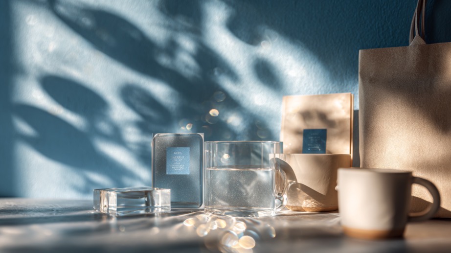 透明感のあるグッズ