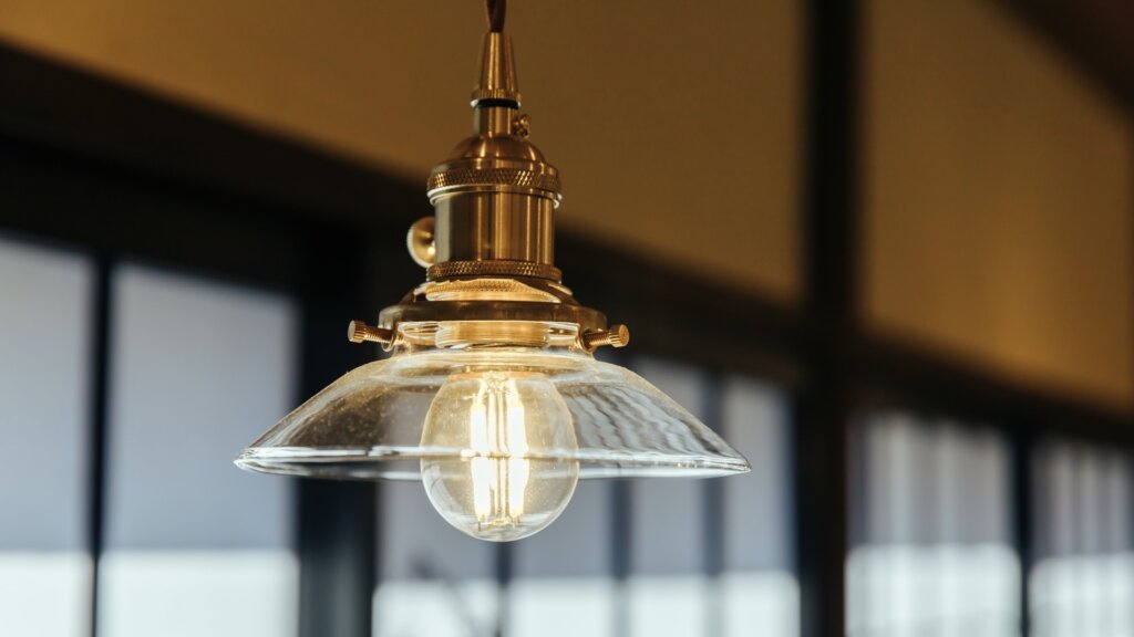 シンプルなランプ