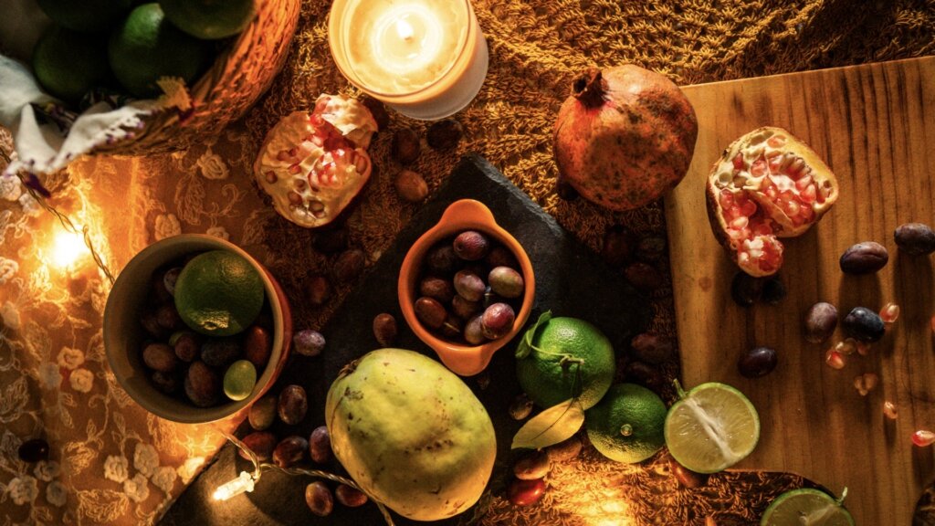 秋冬のテーブル